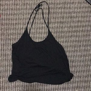 Black crop top